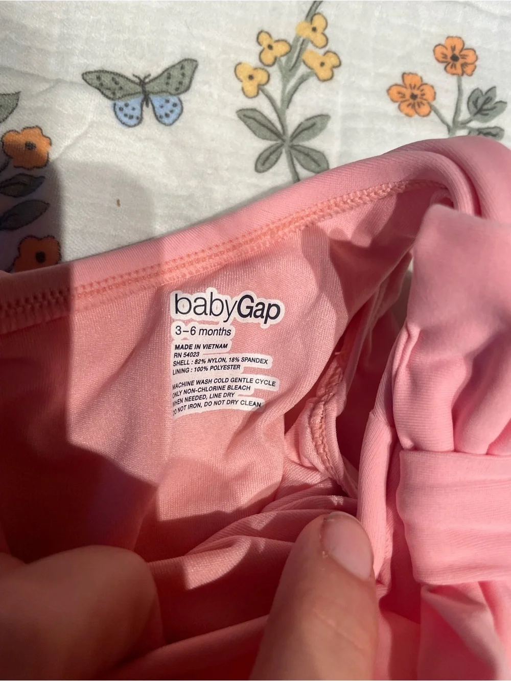 BUNDLE Baby Girl 3-6 Month One Piece Bathing Swim Suits